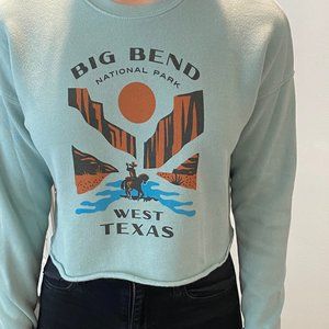 Free People—Parks Project—Big Bend Cropped Pullove